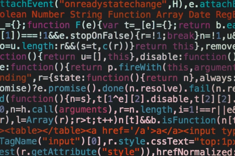 画面に表示されたソースコード